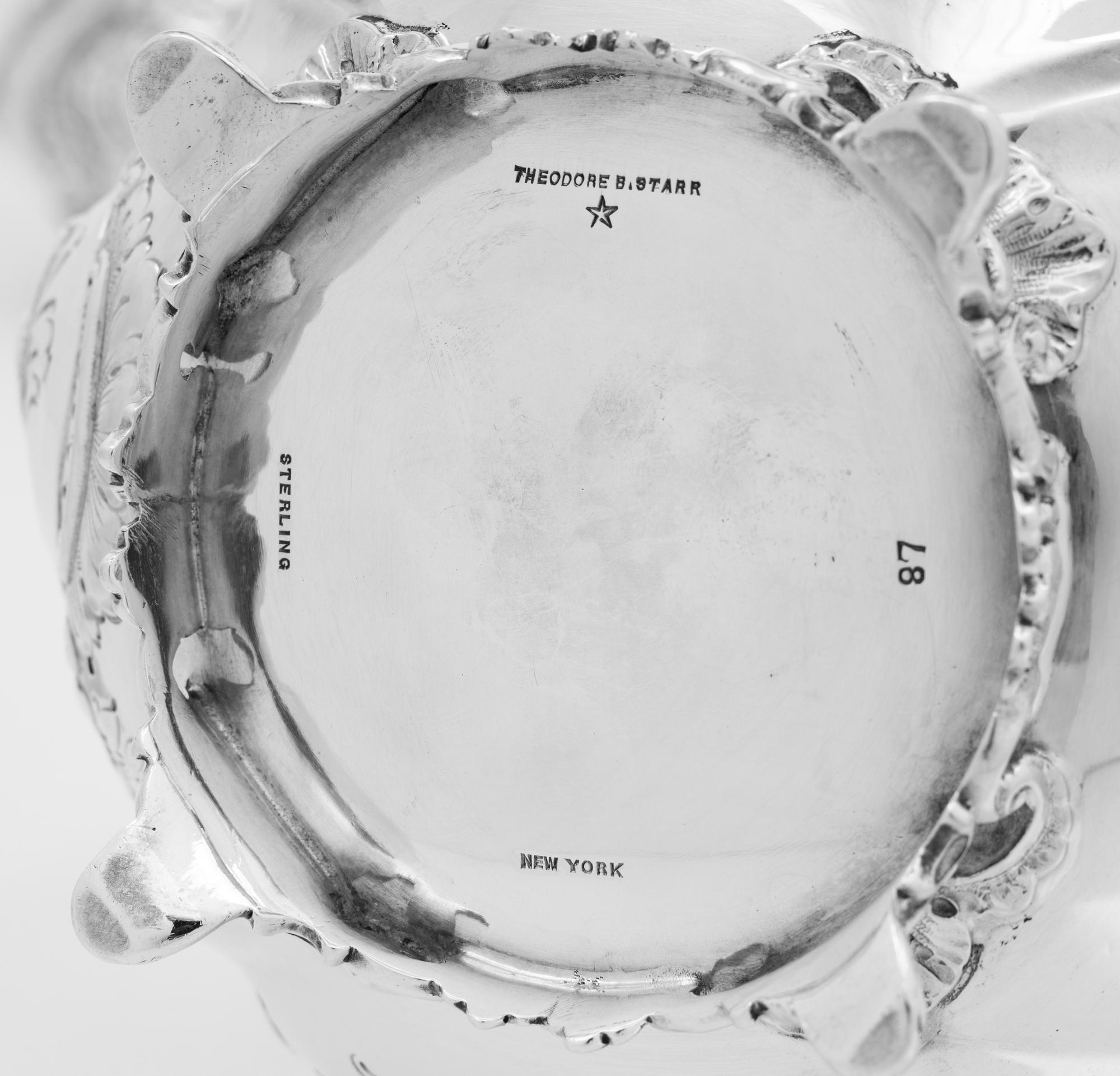 An American Silver Three-Piece Coffee Service