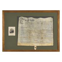 [Philadelphia] Penn, William. Signed Land Indenture