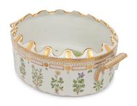 A Royal Copenhagen Flora Danica Porcelain Monteith