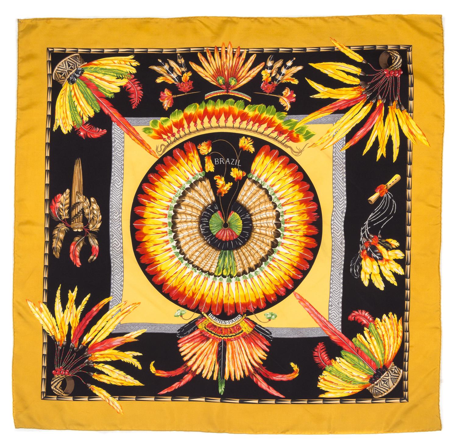 An Hermes 90cm Silk Scarf, 36" x 36"