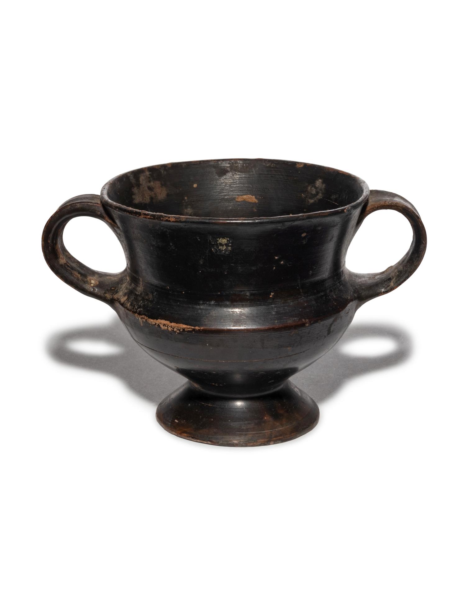 A Greek Black-Glazed Krater