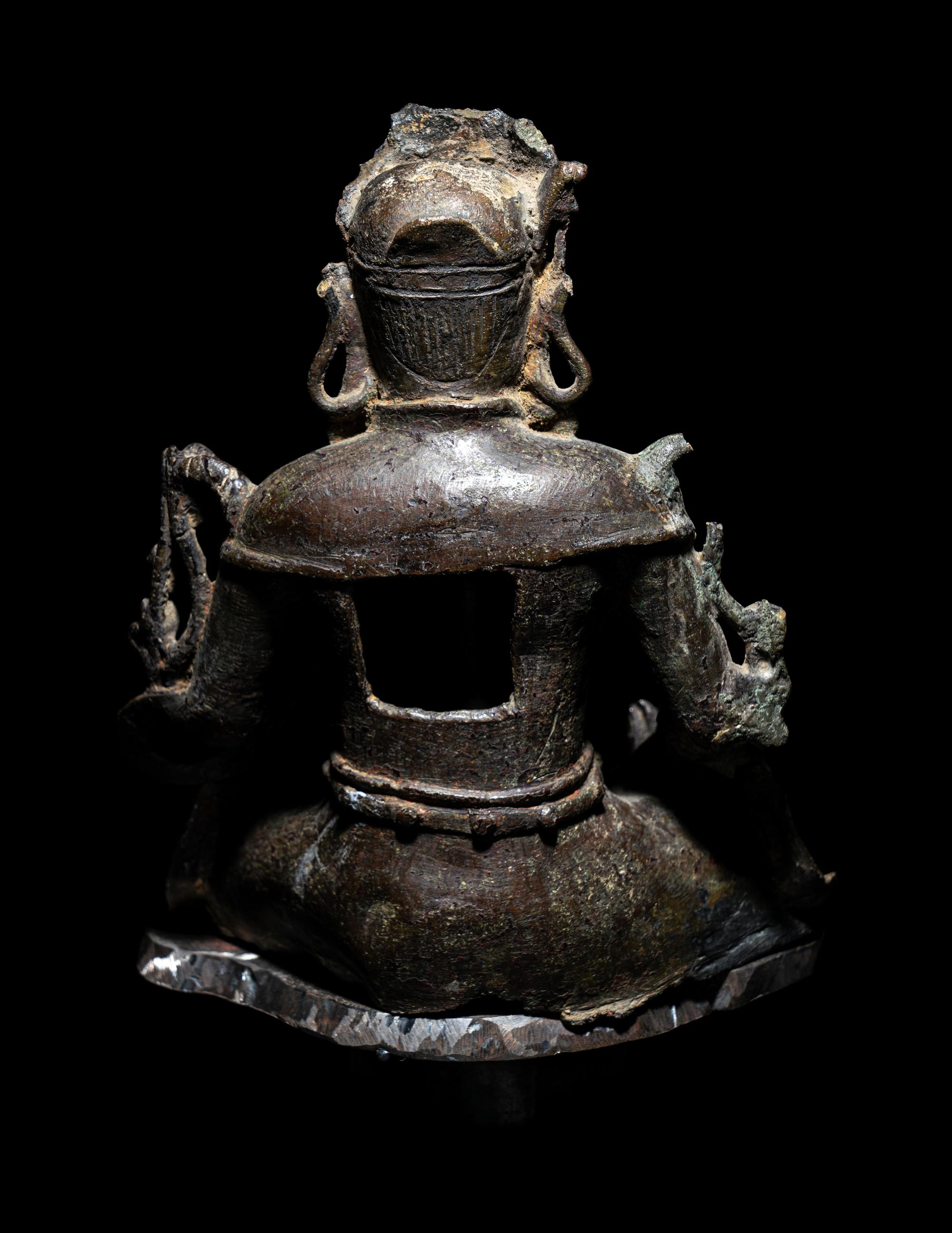 A Chinese Bronze Guanyin