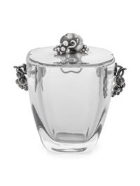 A Danish Silver-Mounted Glass Jam Pot (Original Listing Number 92)