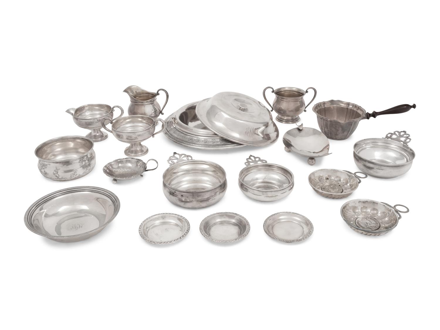 A Group of American Silver Hollowware