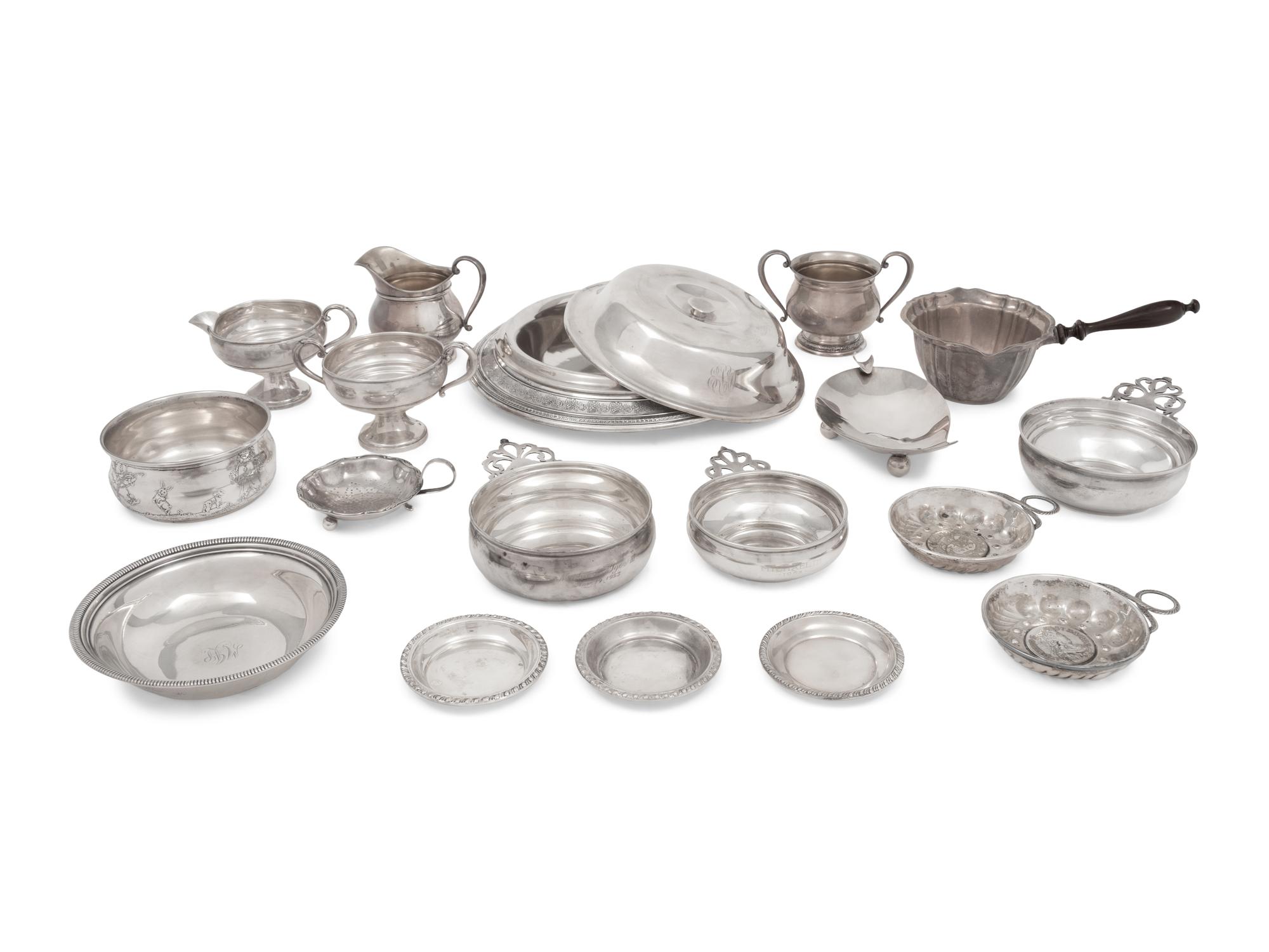 A Group of American Silver Hollowware