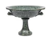 A Carved Green Porphyry Tazza