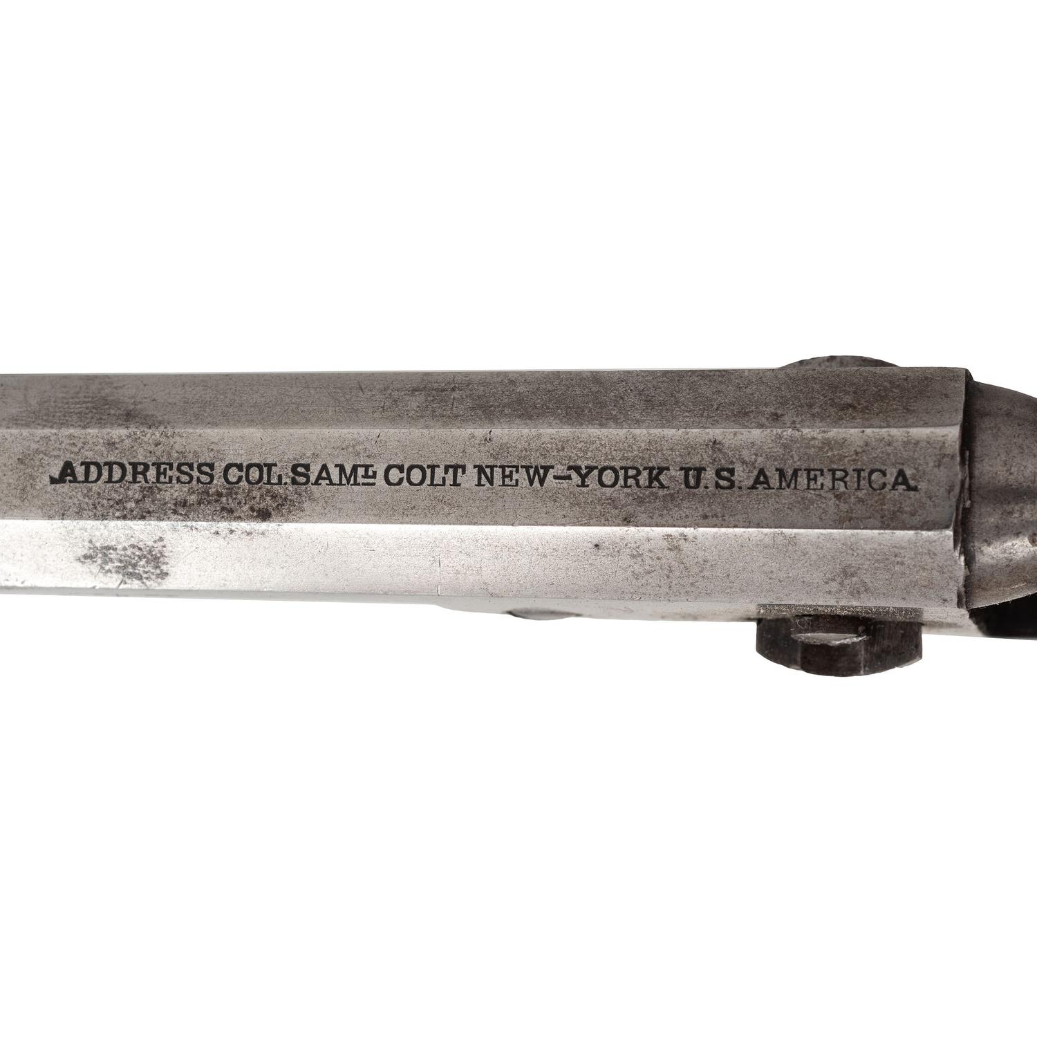 Colt Model 1849 Pocket Revolver Inscribed to Capt. John S.H. Doty - KIA at Peachtree Creek