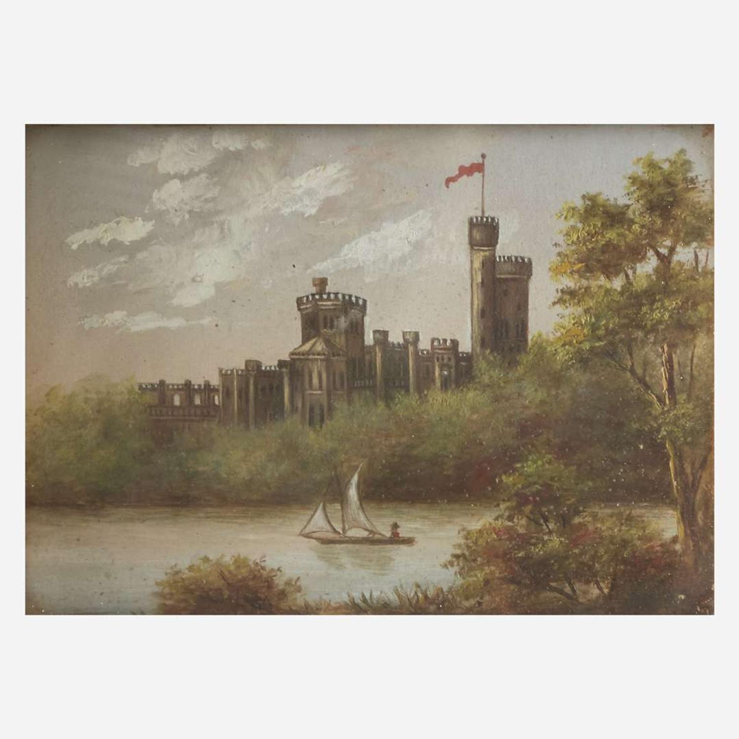 Attributed to Joseph Coomans (Belgian, 1816–1889) Castle View