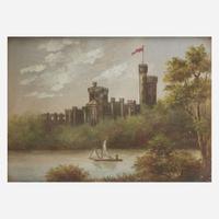 Attributed to Joseph Coomans (Belgian, 1816–1889) Castle View