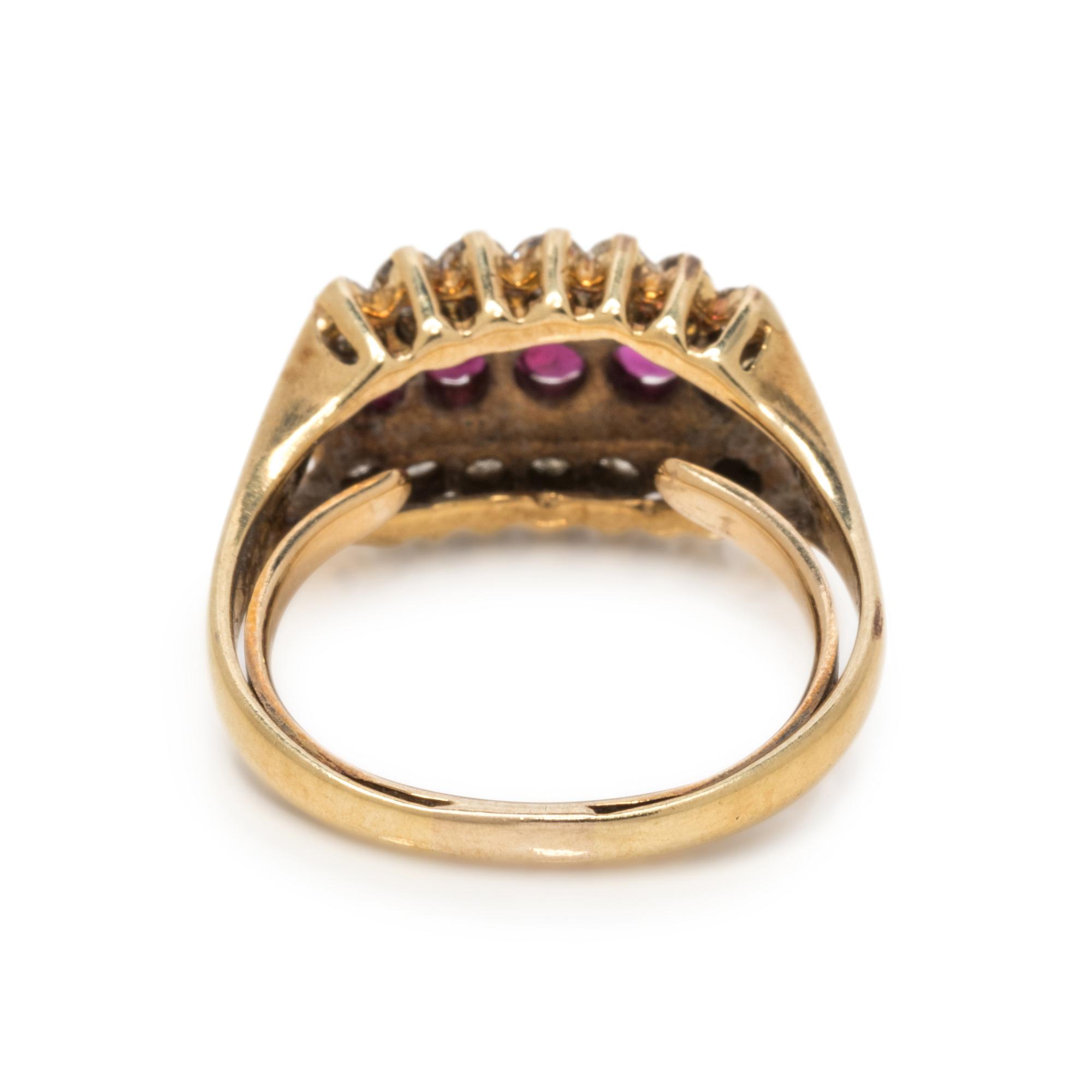 RUBY AND DIAMOND RING