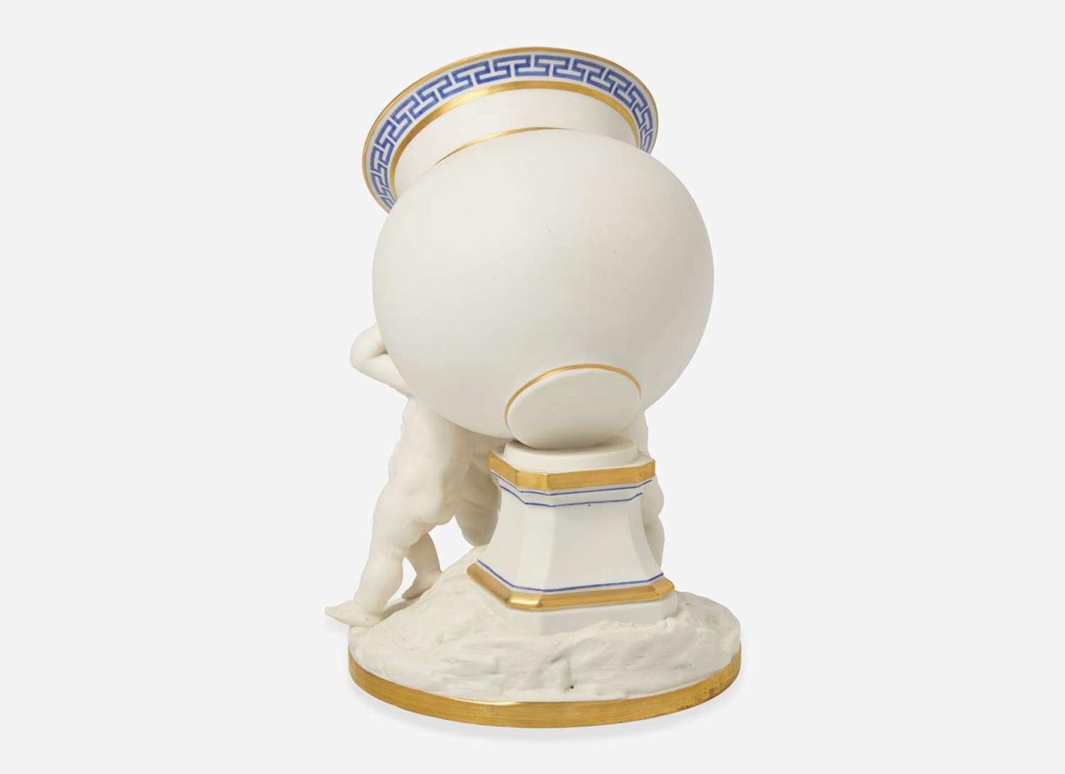 A Minton Parian Ware Figural Vase, UK, 1881