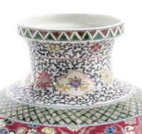 Three Chinese Famille Rose Porcelain Articles