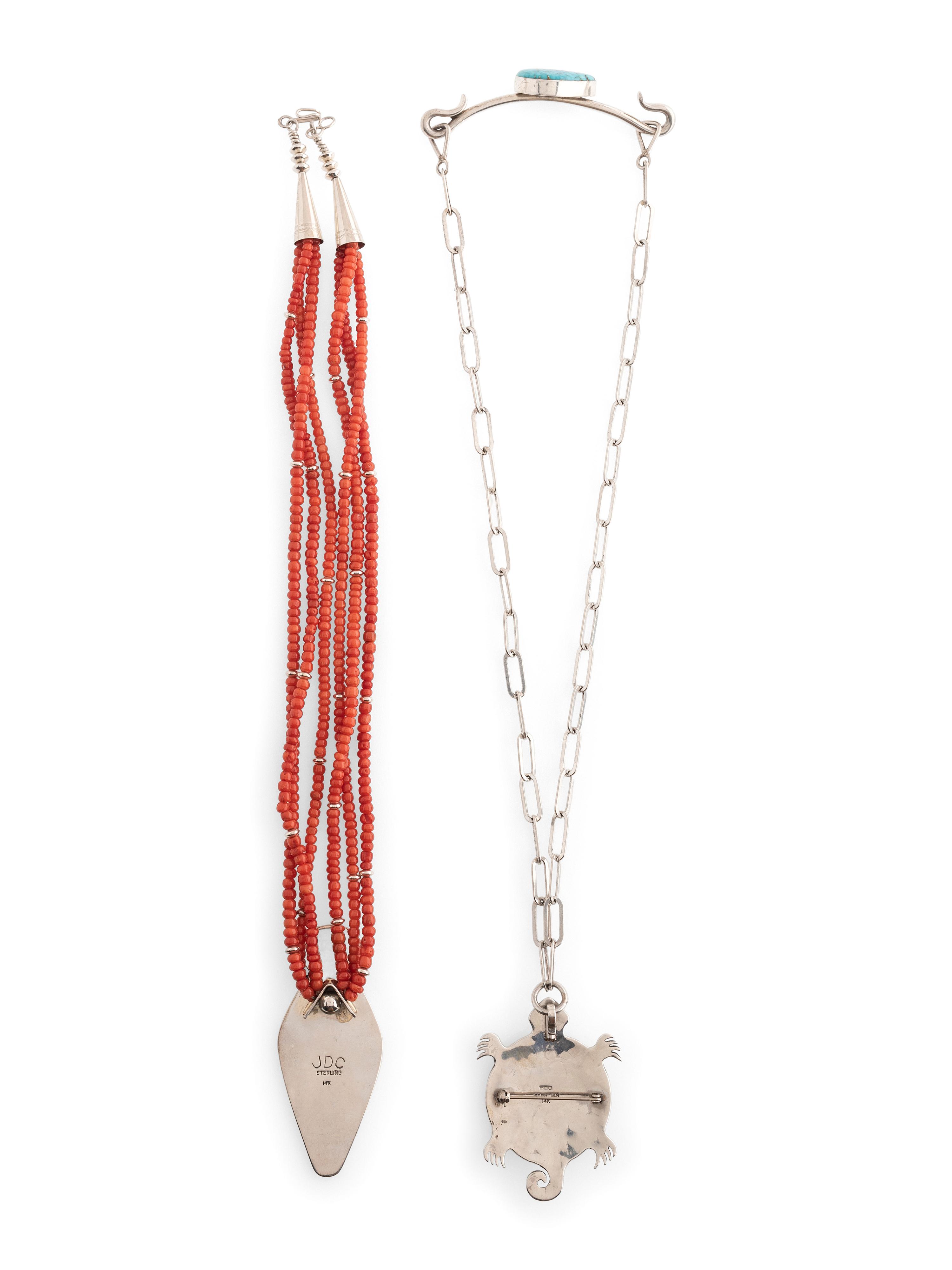 Sterling Silver Pendants, Accented with 14K Gold