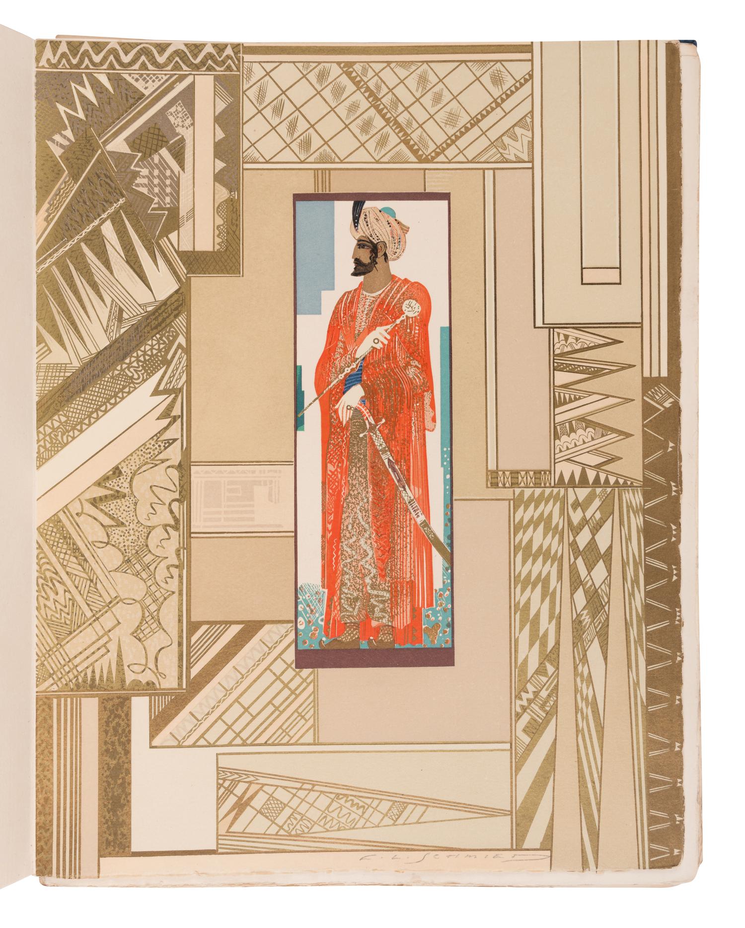 [ARTIST'S BOOKS]. SCHMIED, François-Louis (1873-1941), illustrator. -- MARDRUS, Joseph Charles (1868-1949). Histoire charmante de l'adolescente sucre d'amour . Paris: F.L. Schmied, 1927