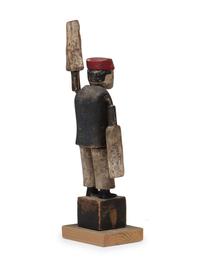 A Carved and Painted Wood Whirligig