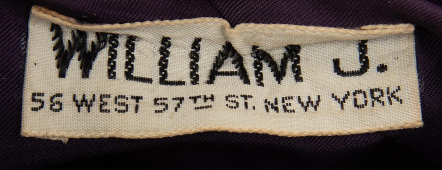 William J. Velvet Hat & Hat Box