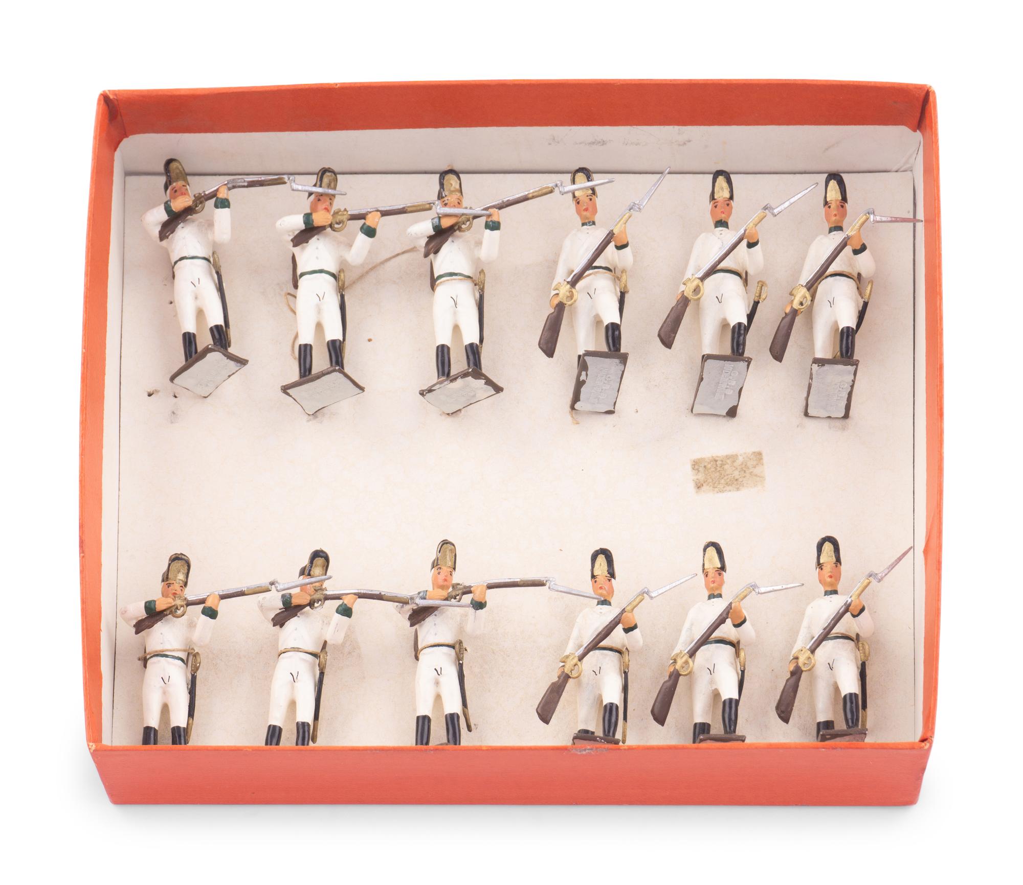 A Large Collection of Painted Metal Soldiers