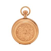 WALTHAM, 14K YELLOW GOLD HUNTER CASE POCKET WATCH