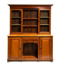 An American Walnut Welsh Dresser, 19TH CENTURY WITH ALTERATION, Height 75 1/4 x width 60 x depth 18 inches. — 19TH CENTURY WITH ALTERATION,