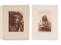CURTIS, Edward S., photographer. 51 volume photogravures of Native American subjects.