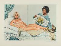 Mel Ramos ( complete portfolio of four prints with original cloth case)