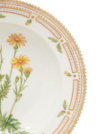 A Set of Twelve Royal Copenhagen Flora Danica Porcelain Soup Bowls