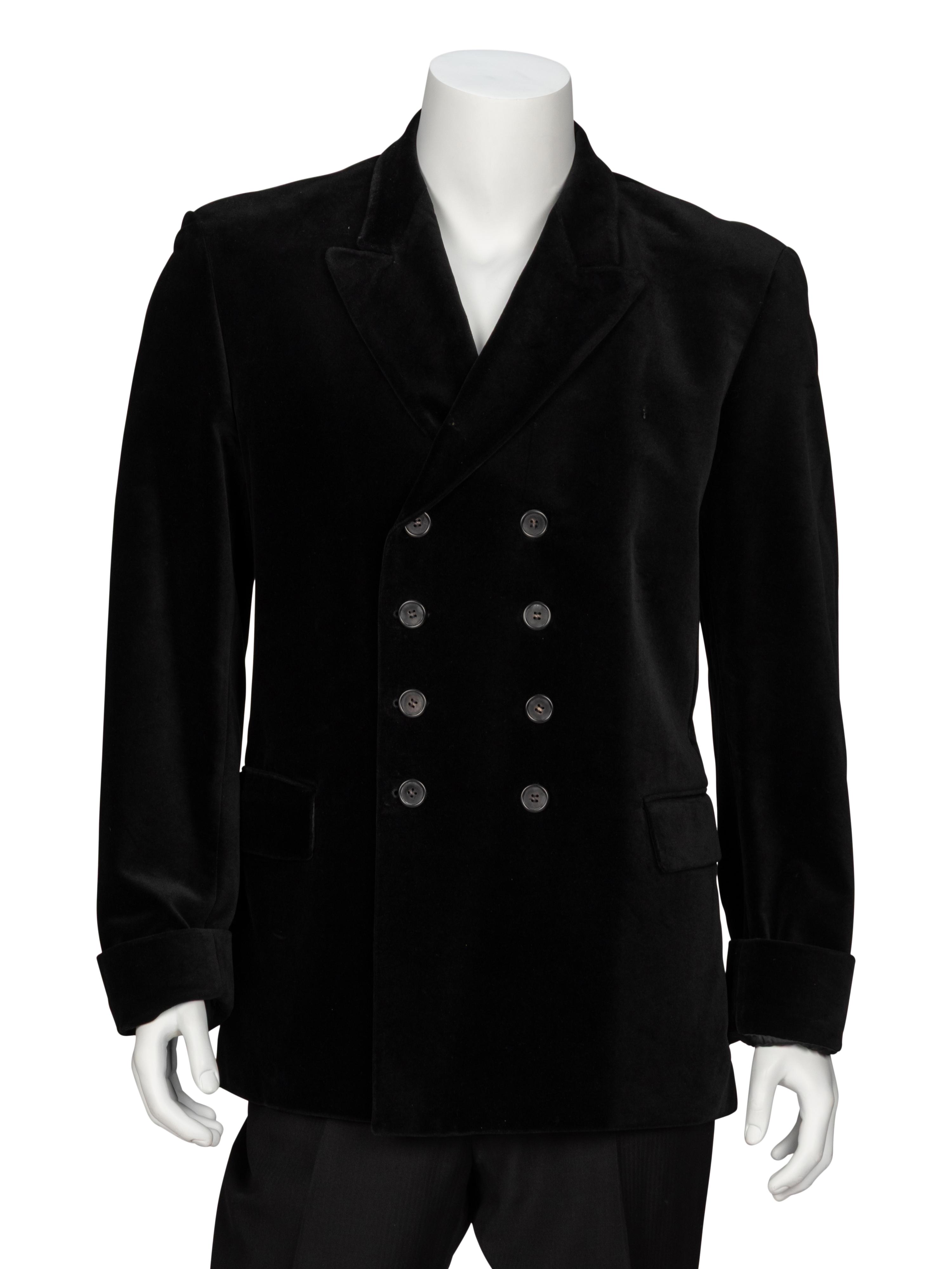 Yohji Yamamoto, Double Breasted Velvet Jacket