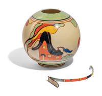 Orange House Globe Vase (shape 370), c. 1930