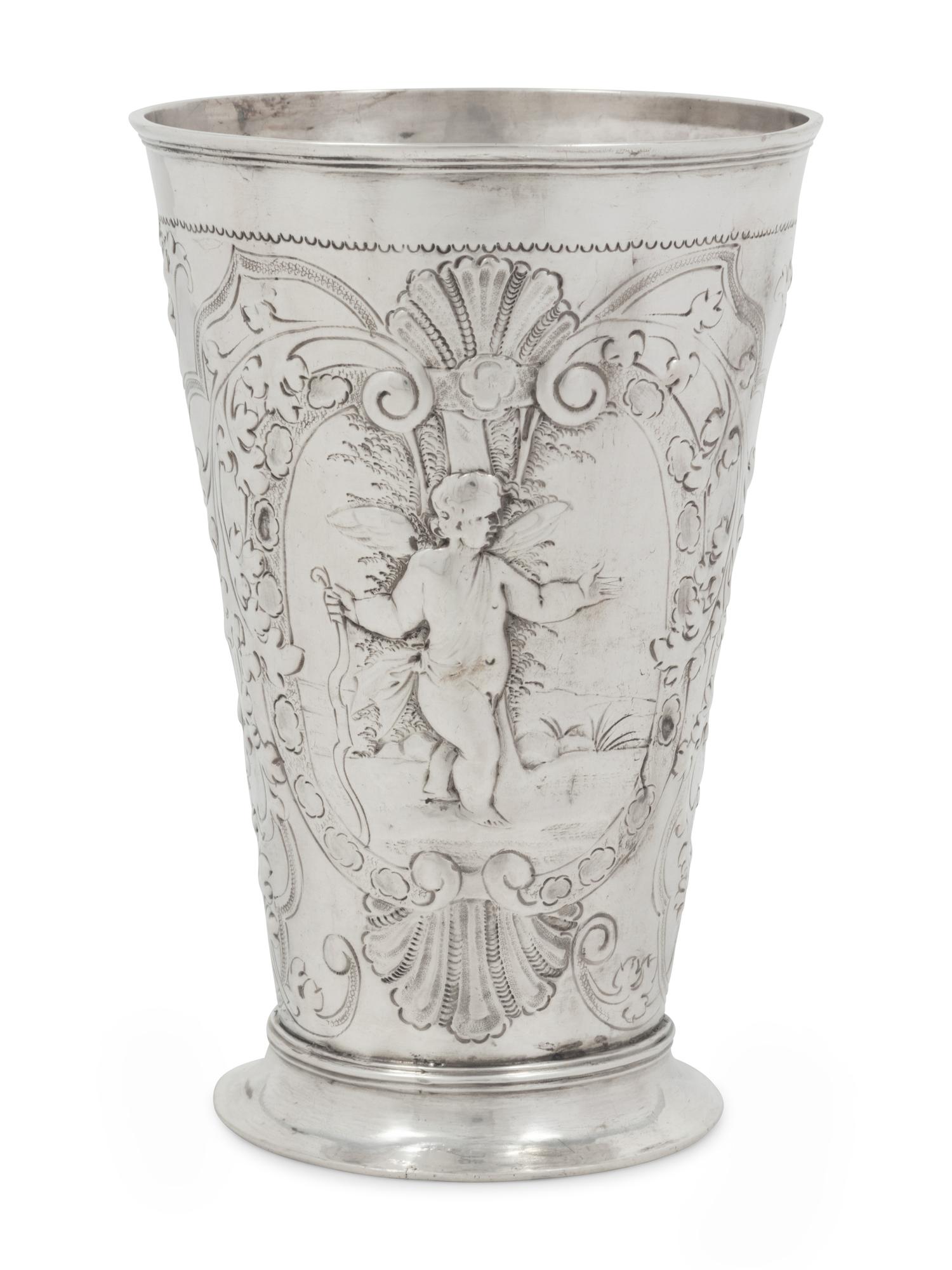 A Russian Silver Beaker
