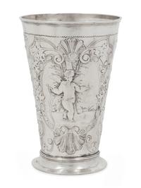 A Russian Silver Beaker