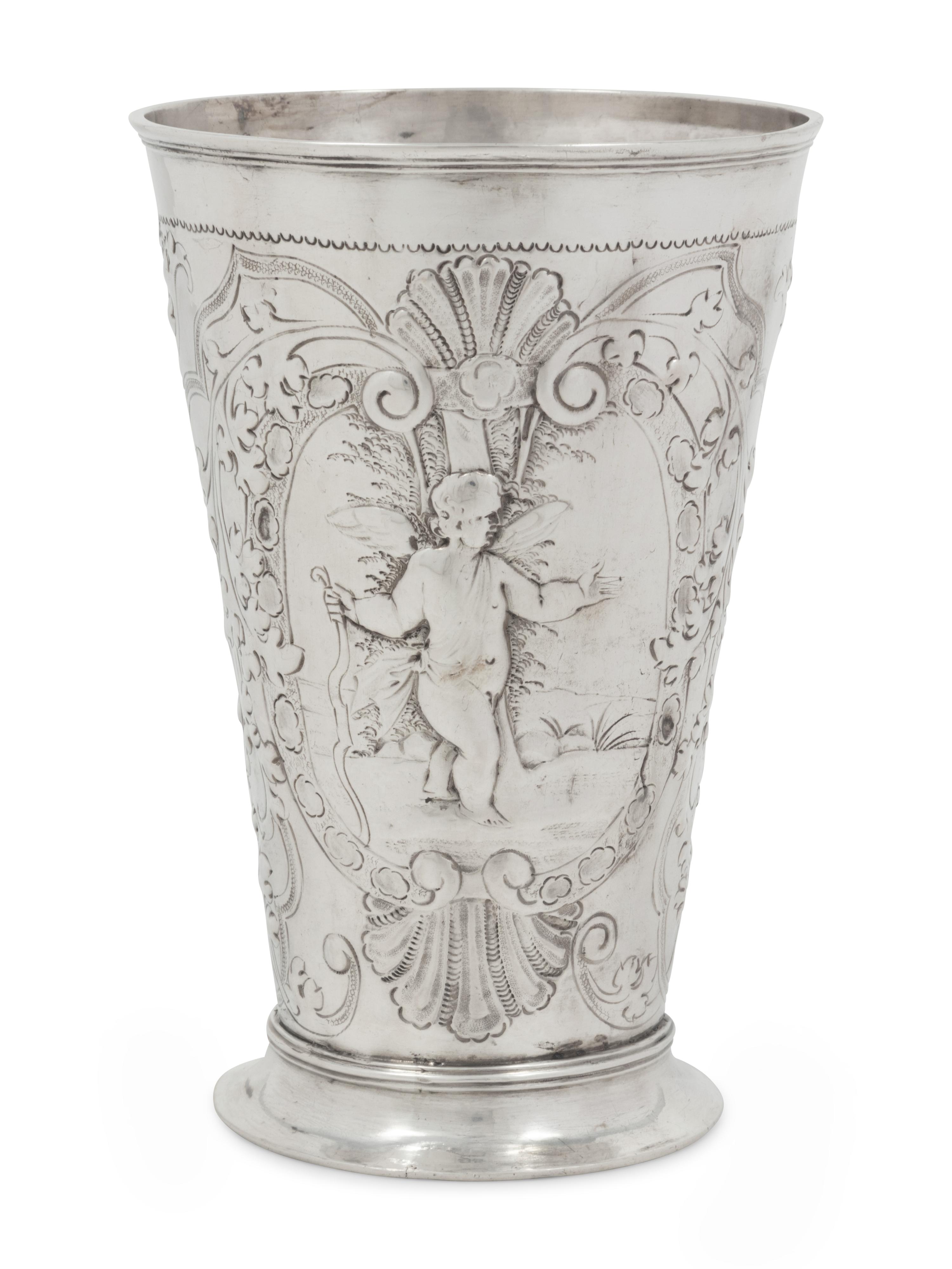 A Russian Silver Beaker