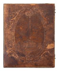 [WESTERN AMERICANA - MINING]. JOHNSON, George M., photographer. Half plate daguerreotype of California gold miners. Ca 1852.