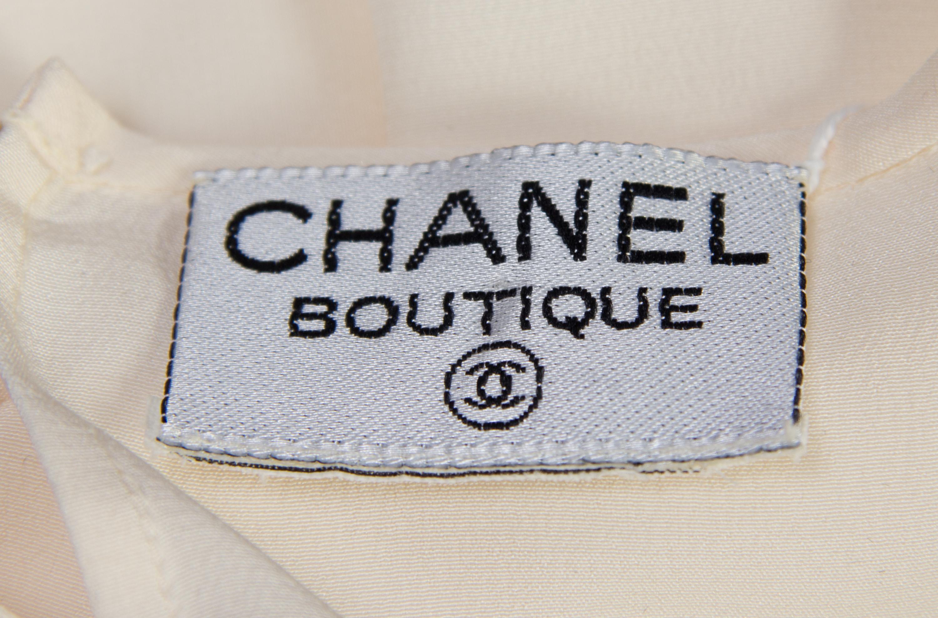 A Chanel Pant and Blouse Set, Pants size 40, Blouses no size.