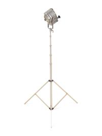 A Metal Spotlight Floor Lamp