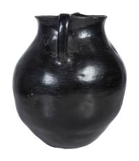 Santa Clara Blackware Pottery Jar