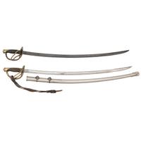 Two US Model 1860 Light Cavalry Sabers