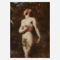 William Etty (British, 1787–1849) The Temptation of Eve (In the Garden)