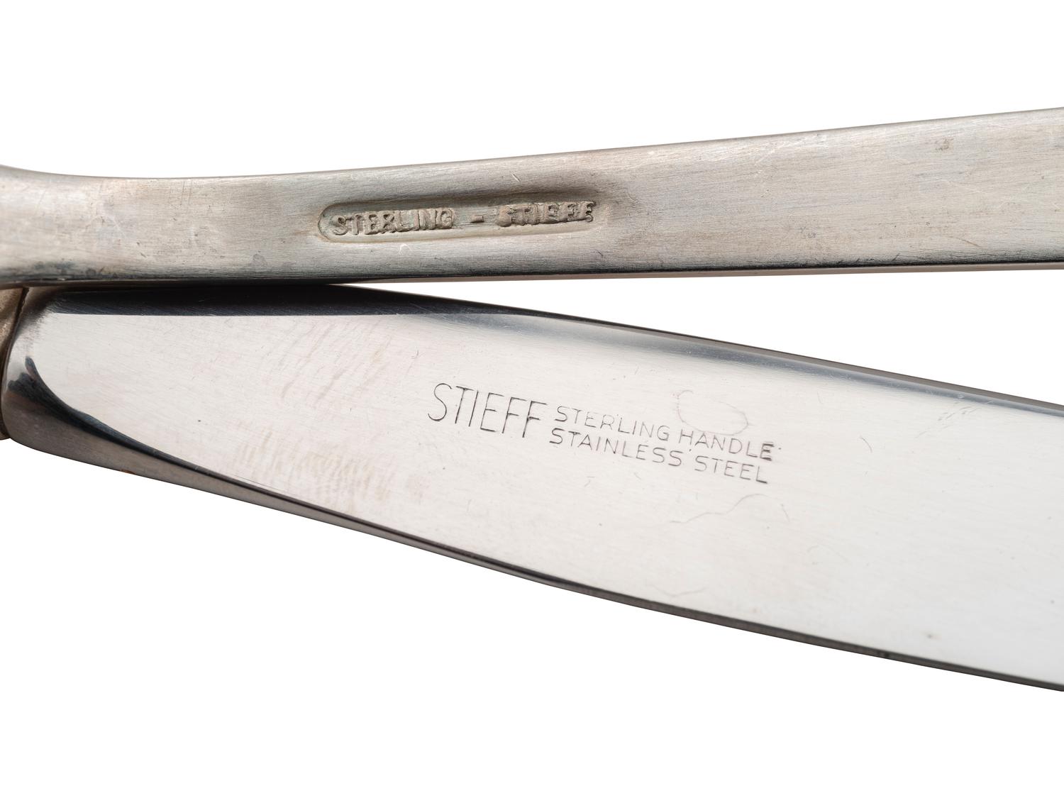 An American Silver Flatware Service