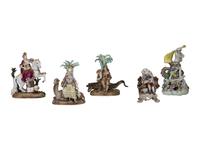 Five Porcelain Figures