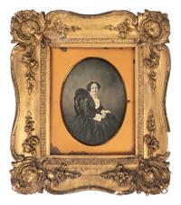 [EARLY PHOTOGRAPHY]. 2 whole plate daguerreotypes, incl. portrait of a man by FULLER.