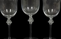 A Lalique Roxane Partial Stemware Service