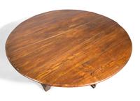 A Large Baroque Style Oak Drop-Leaf Dining Table
