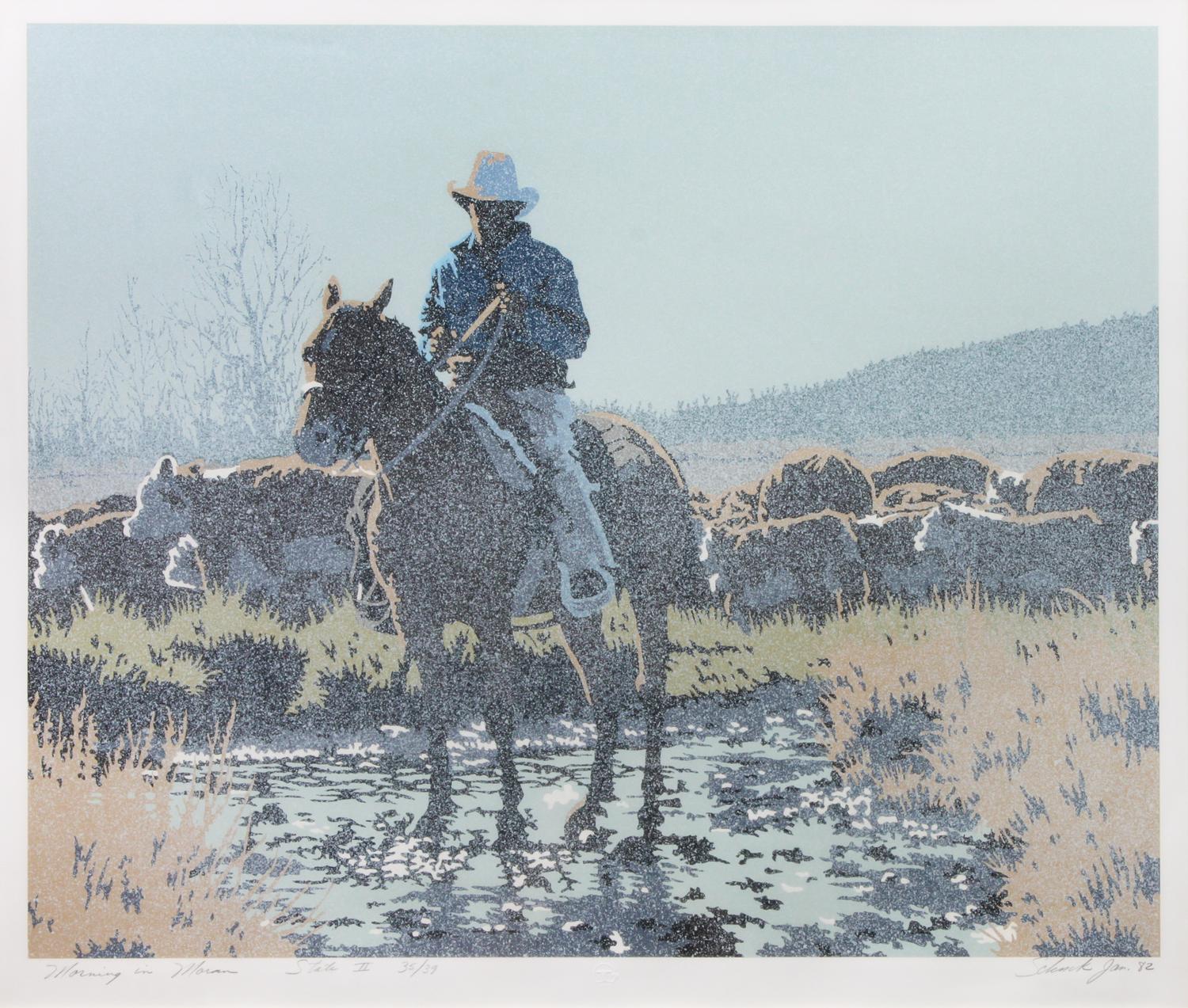 Billy Schenck 24 x 29 inches — (American, b.1947)