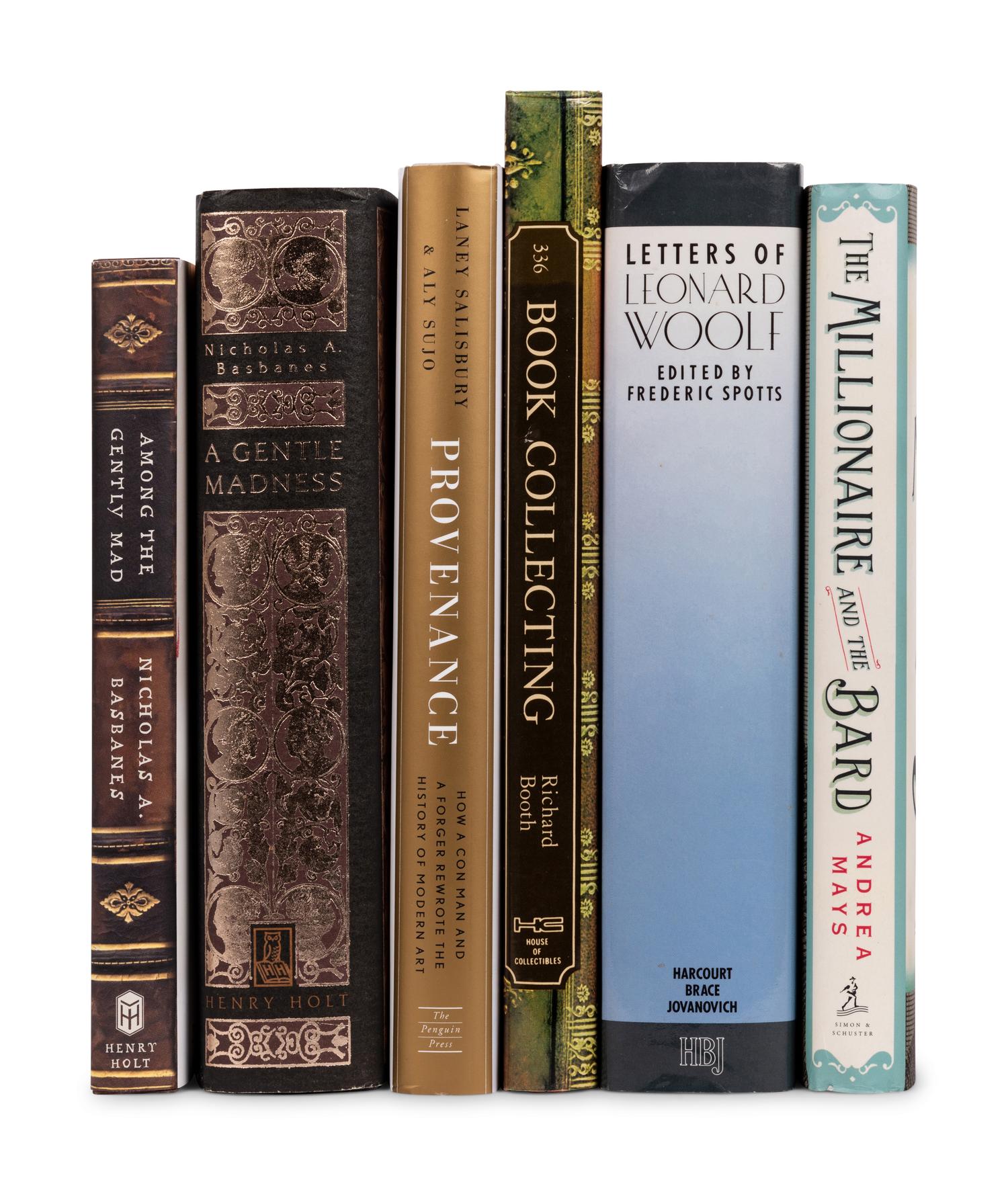 [BOOKS ABOUT BOOKS]. A group of 22 books about books and book-collecting in the 19th- and 20th-century, including: