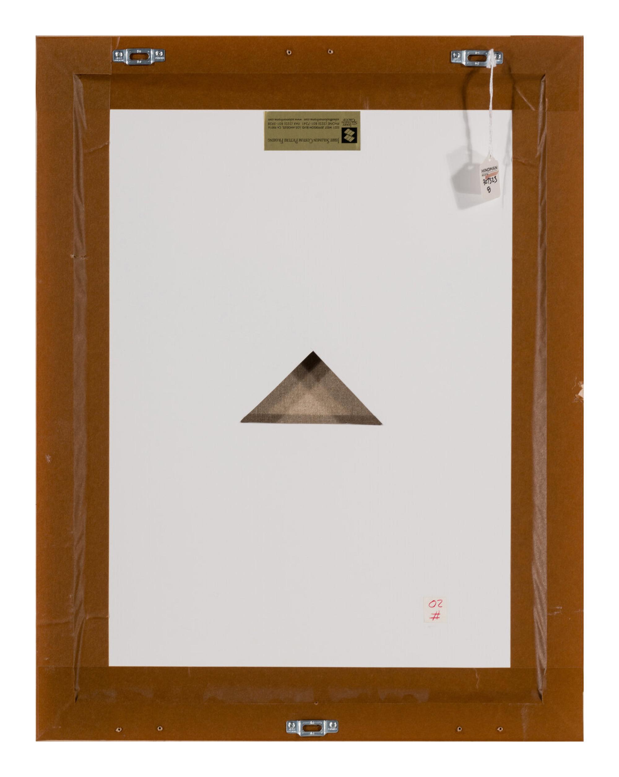 Zero Series, Version II, #4, 1990 and Man with Umbrella, 1988 (two works)