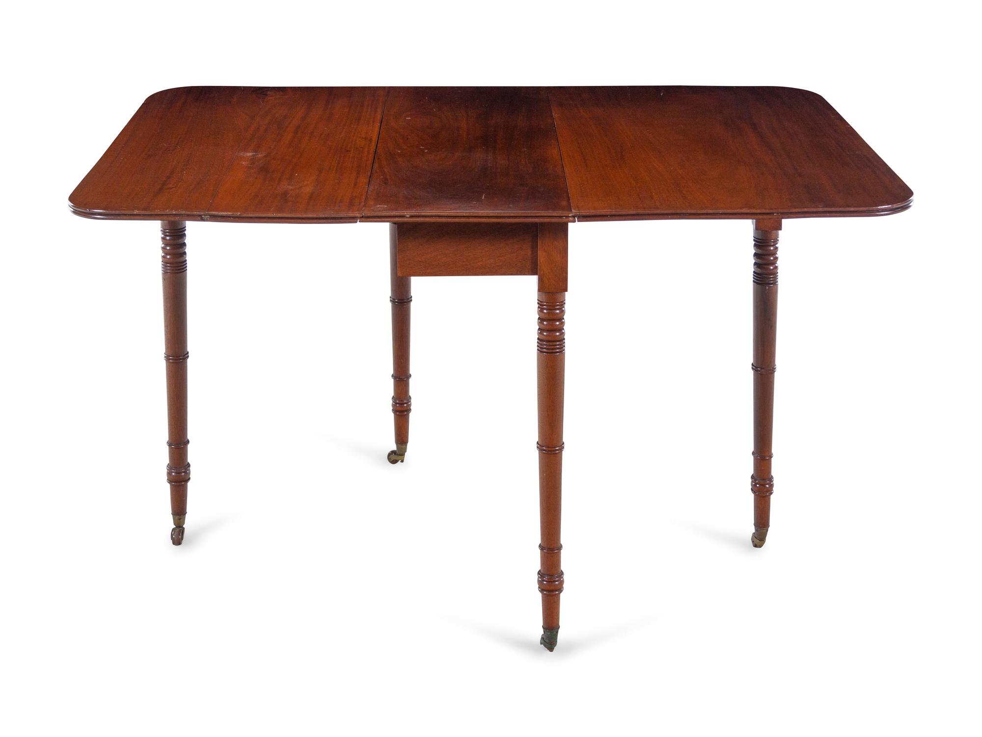 A George IV Mahogany Drop-Leaf Table