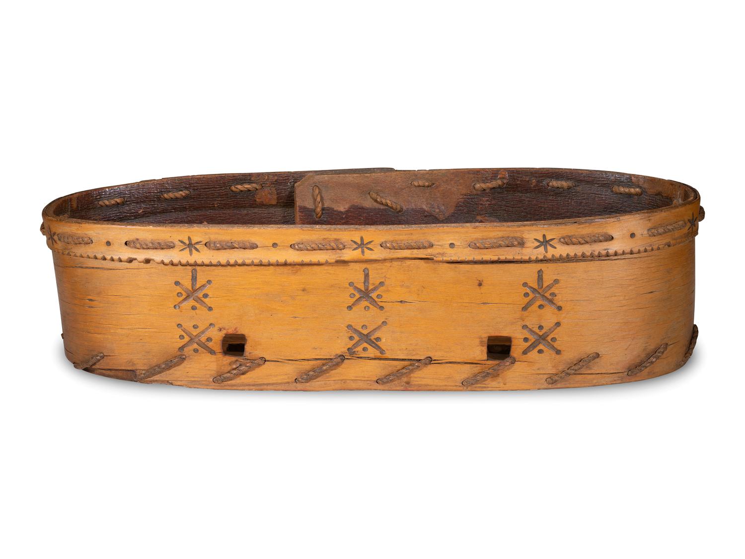Northeastern Bentwood Cradle