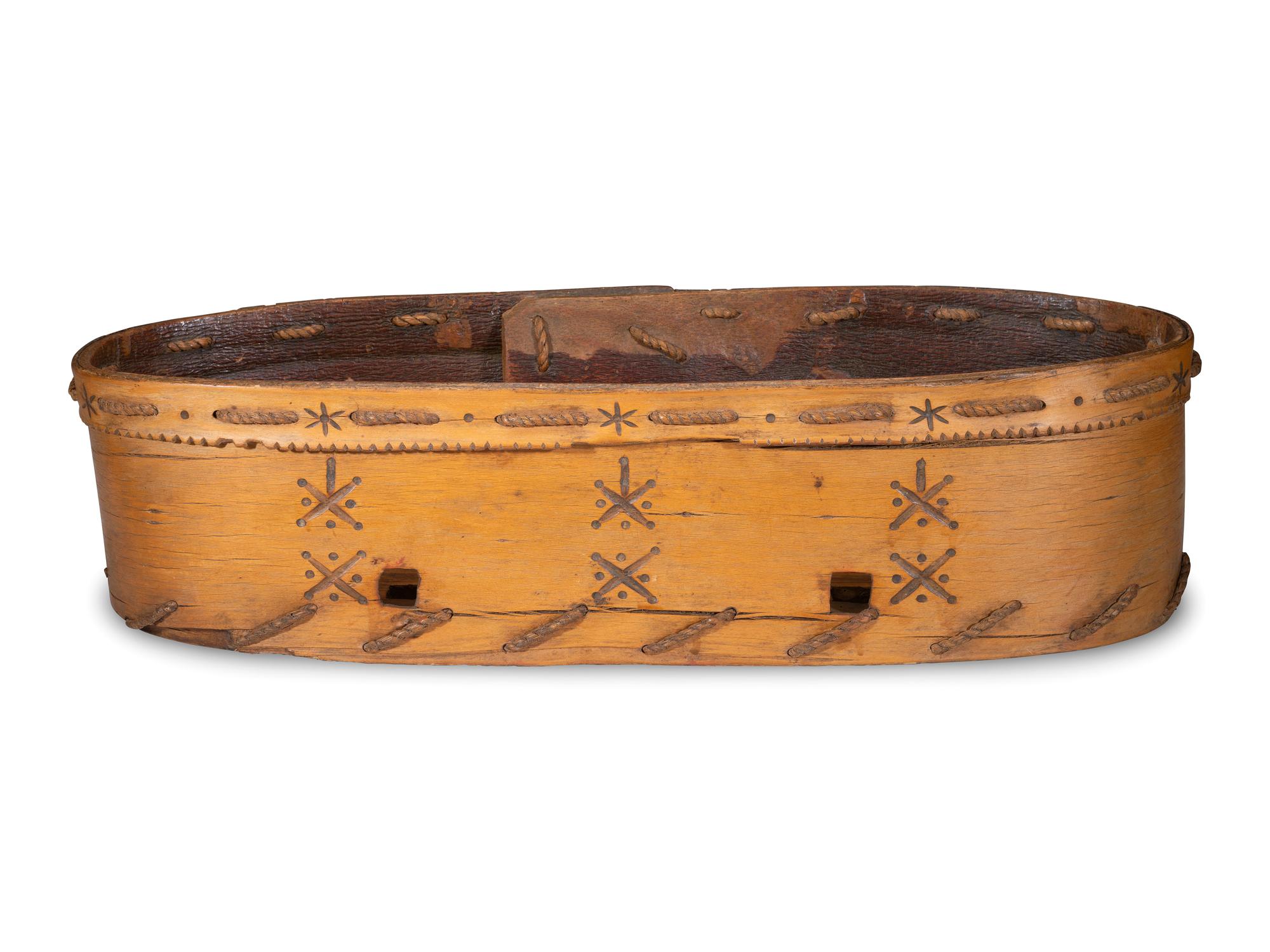 Northeastern Bentwood Cradle