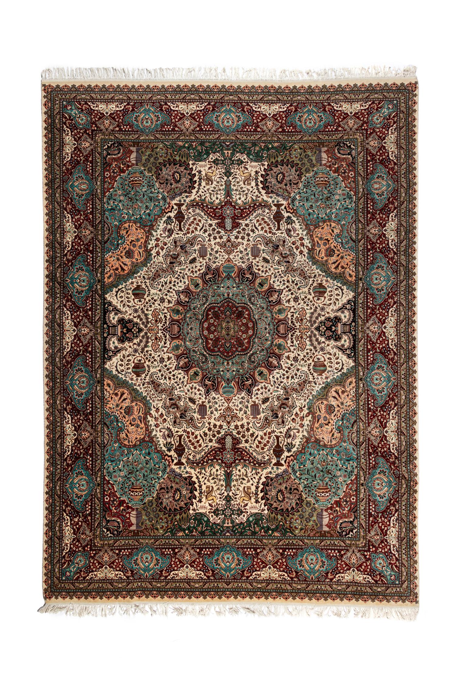 A Kirman Wool Rug