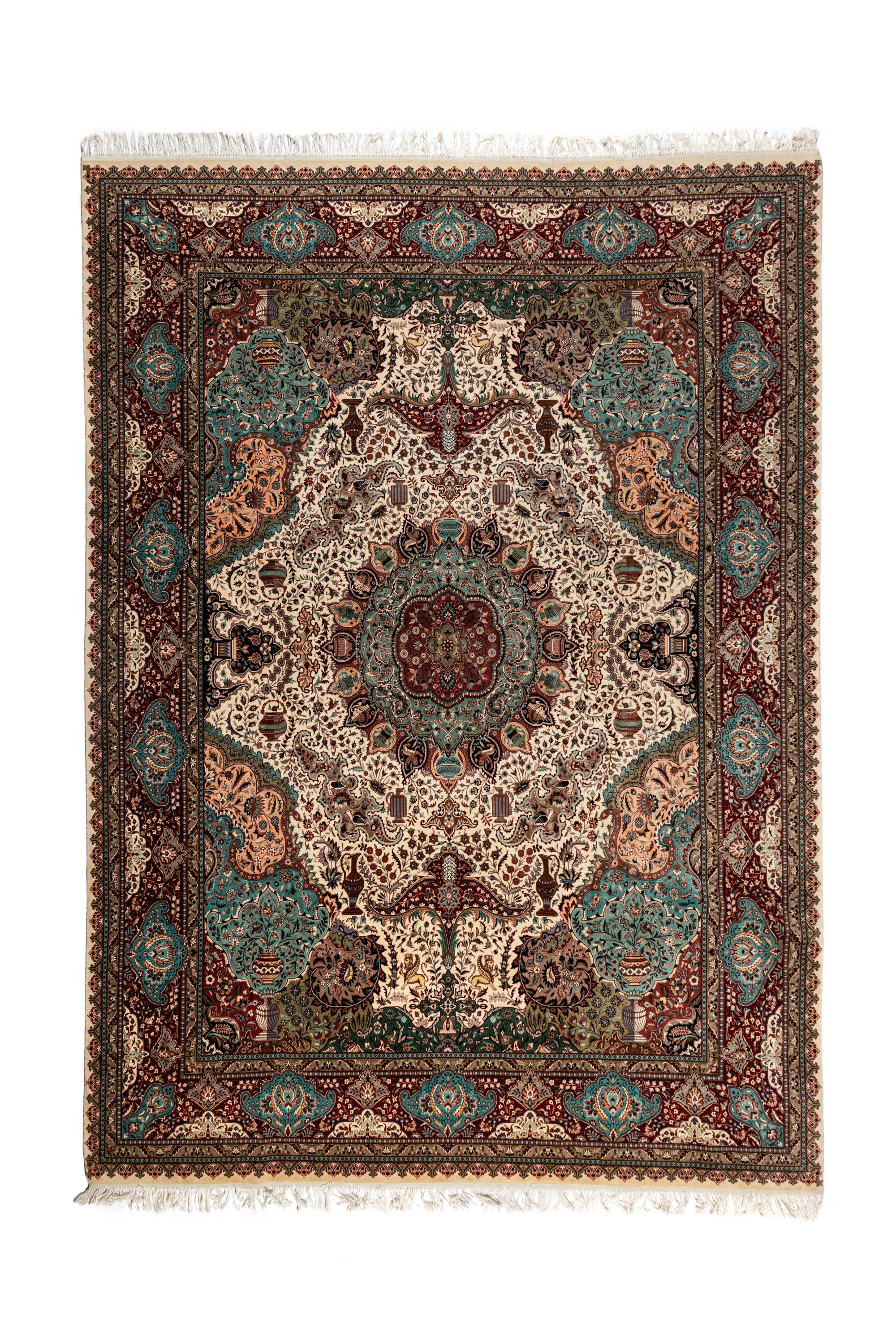 A Kirman Wool Rug